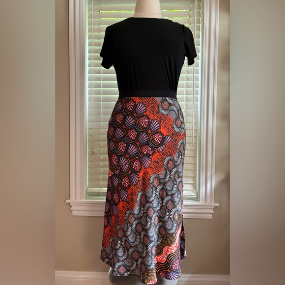 ANTHROPOLOGIE Corey Lynn Calter Bias Midi Skirt - Black Print, NWT - Picture 5 of 11